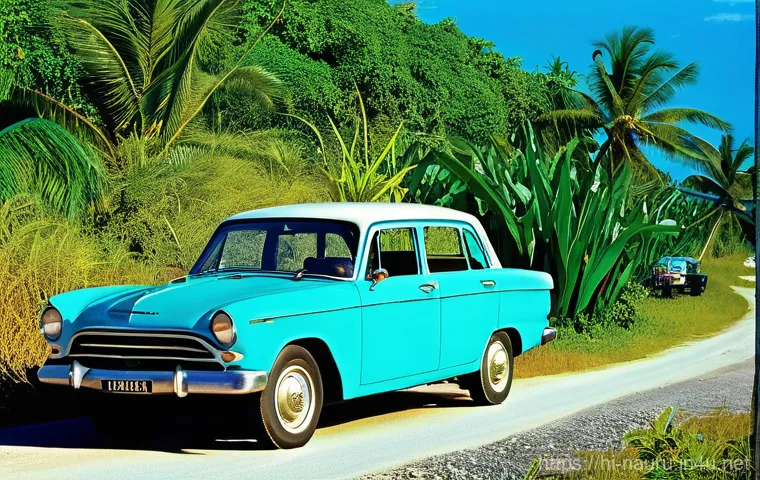 나우루 인산 채굴 역사 - The Golden Age of Nauru: Prosperity and Abundance (1960s-1980s)**
"A vibrant, idealized depiction o...